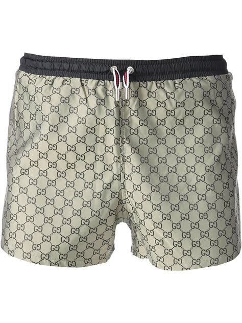 mens gucci swim trunks|gucci bathing suit men's.